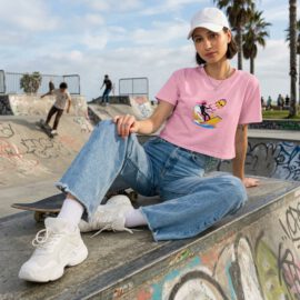 Bright Surfer crop top