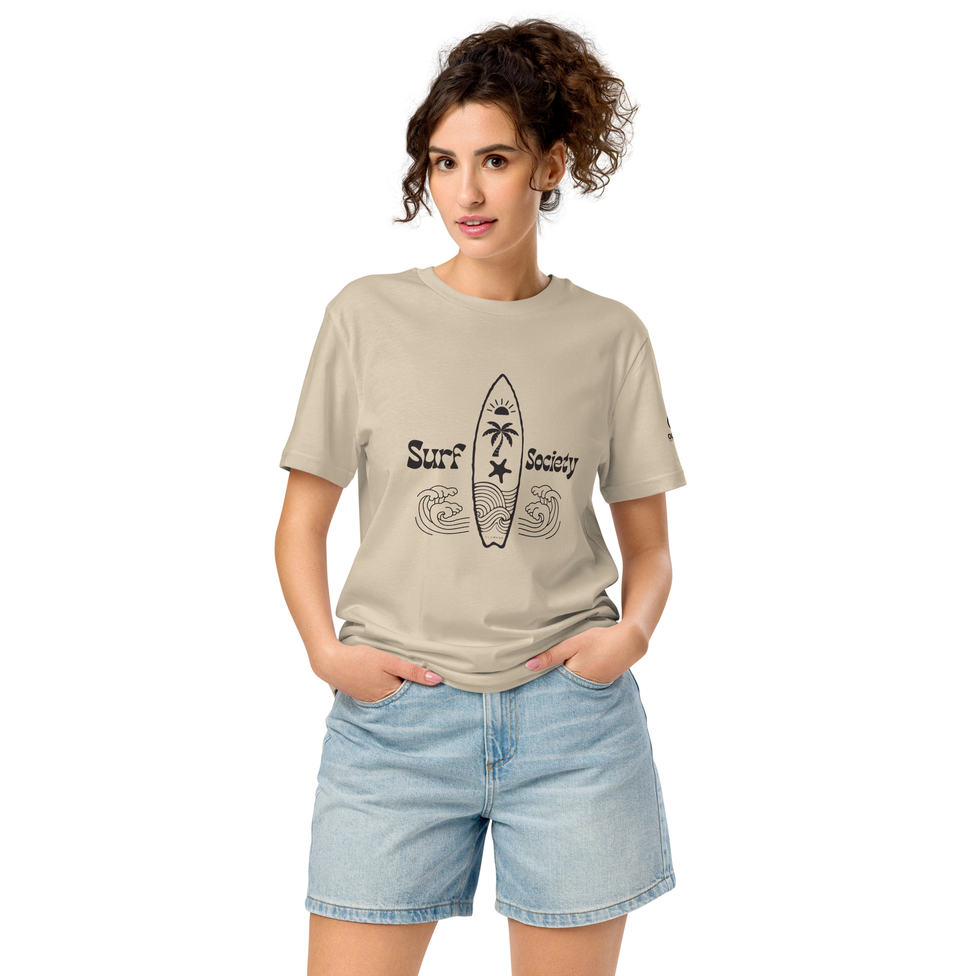 Unisex Surf Society T-shirt - Image 4