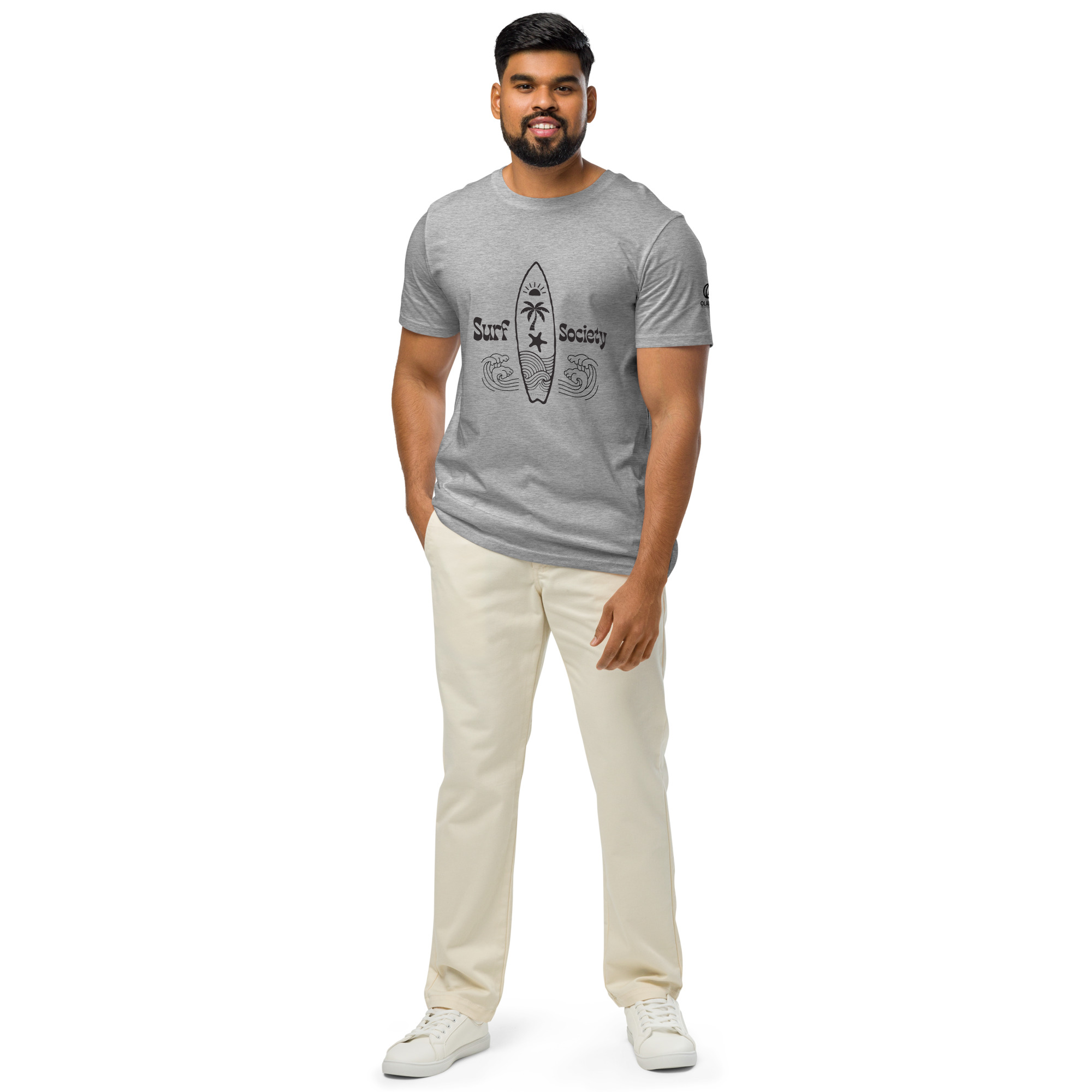 Unisex Surf Society T-shirt - Image 6