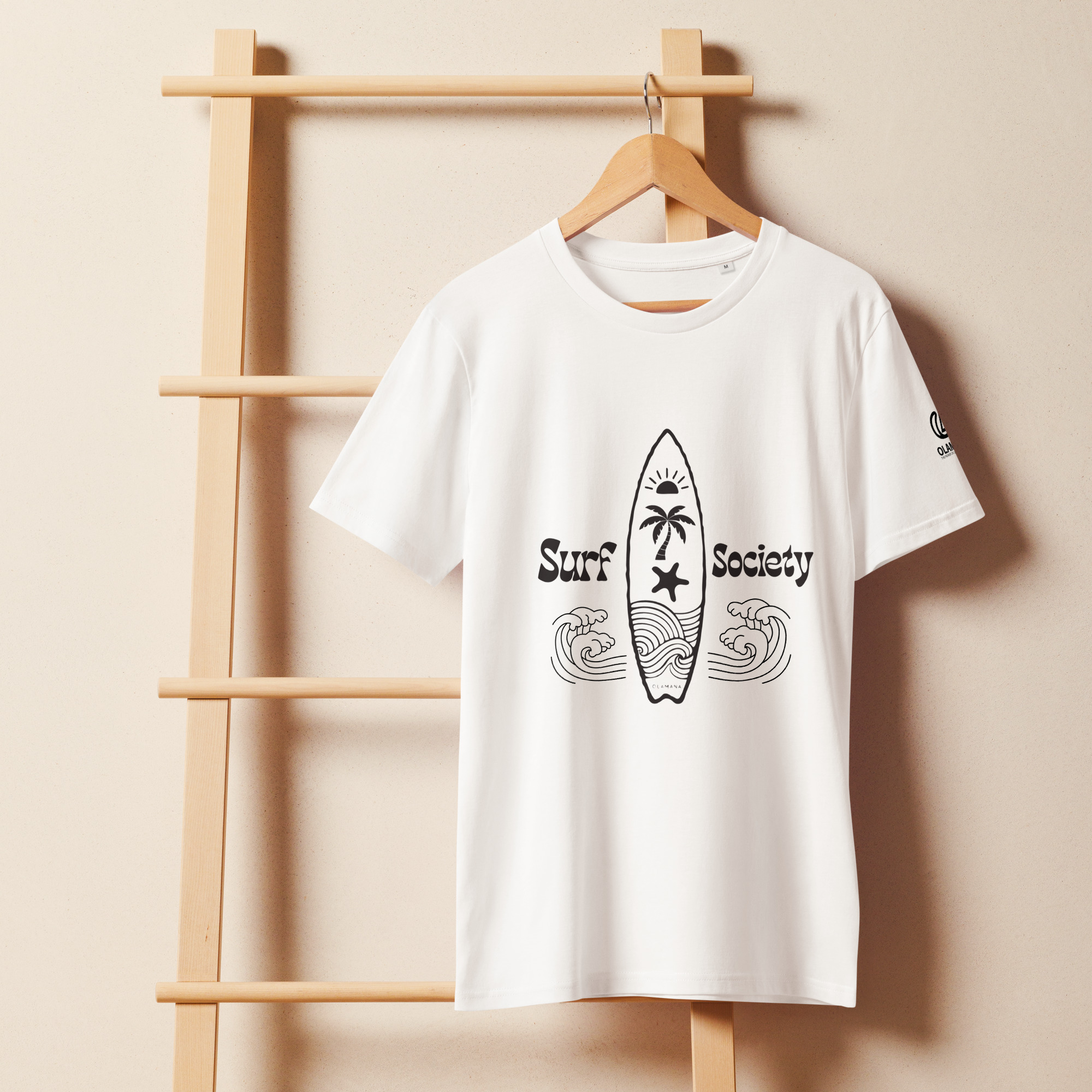 Unisex Surf Society T-shirt - Image 7
