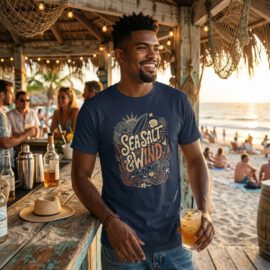 Sea - Salt - Wind (Unisex T-shirt)